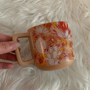 Starbucks 2019 Pink Cactus flower Stacking Mug